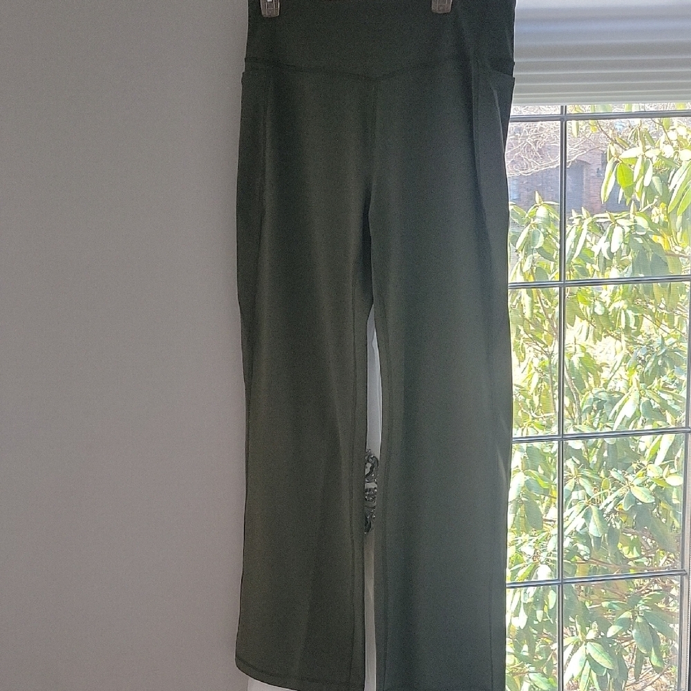 Tek Gear Green Boot Cut Flare Pants